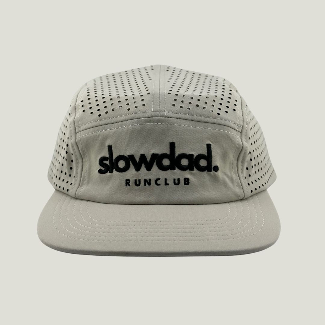 Signature 5 Panel Run Cap V2 - Light Beige