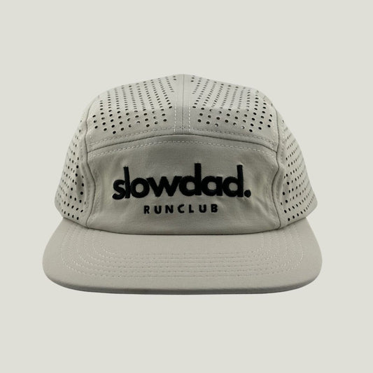 Signature 5 Panel Run Cap V2 - Light Beige