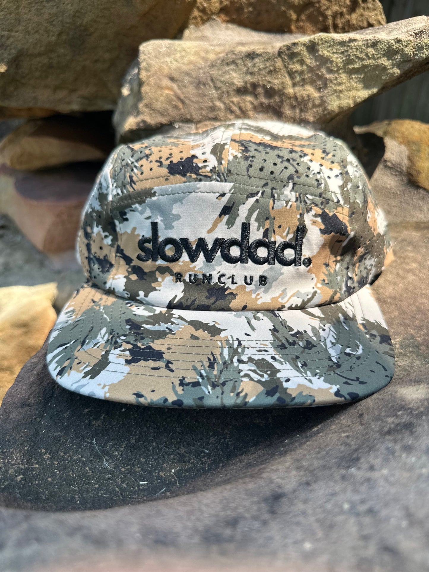 Signature 5 Panel Run Cap V2 - Signature Camo