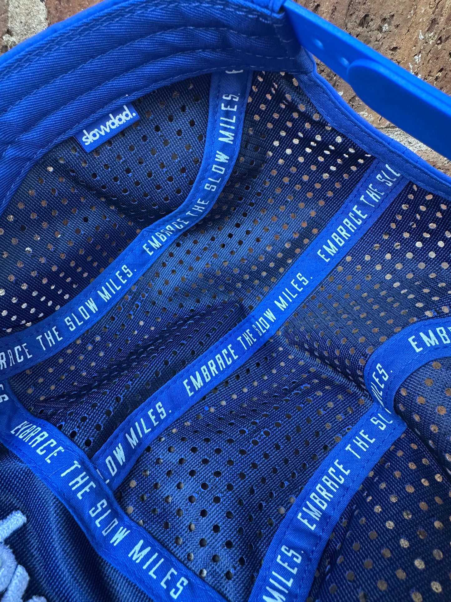 Signature 5 Panel Run Cap V2 - LA Blue