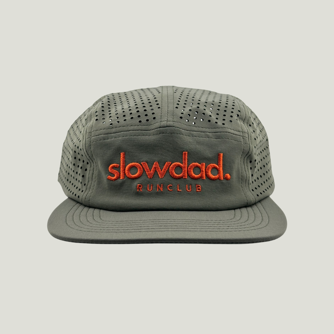 Signature 5 Panel Run Cap V2 - Slate Green