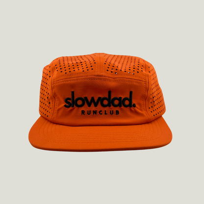 Signature 5 Panel Run Cap V2 - Orange