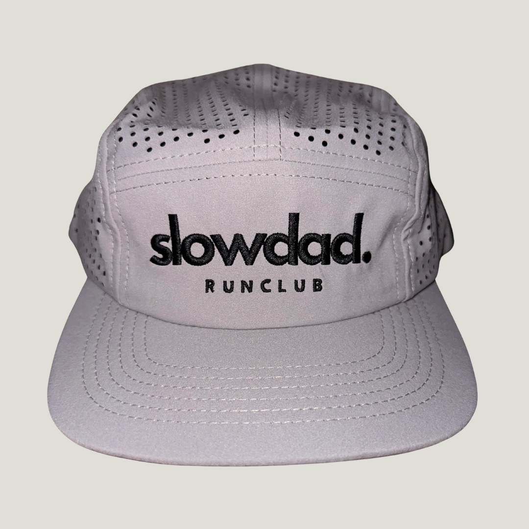 Signature 5 Panel Run Cap V2 - Moonstone Gray