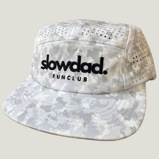 Signature 5 Panel Run Cap V2 - Signature Winter Camo