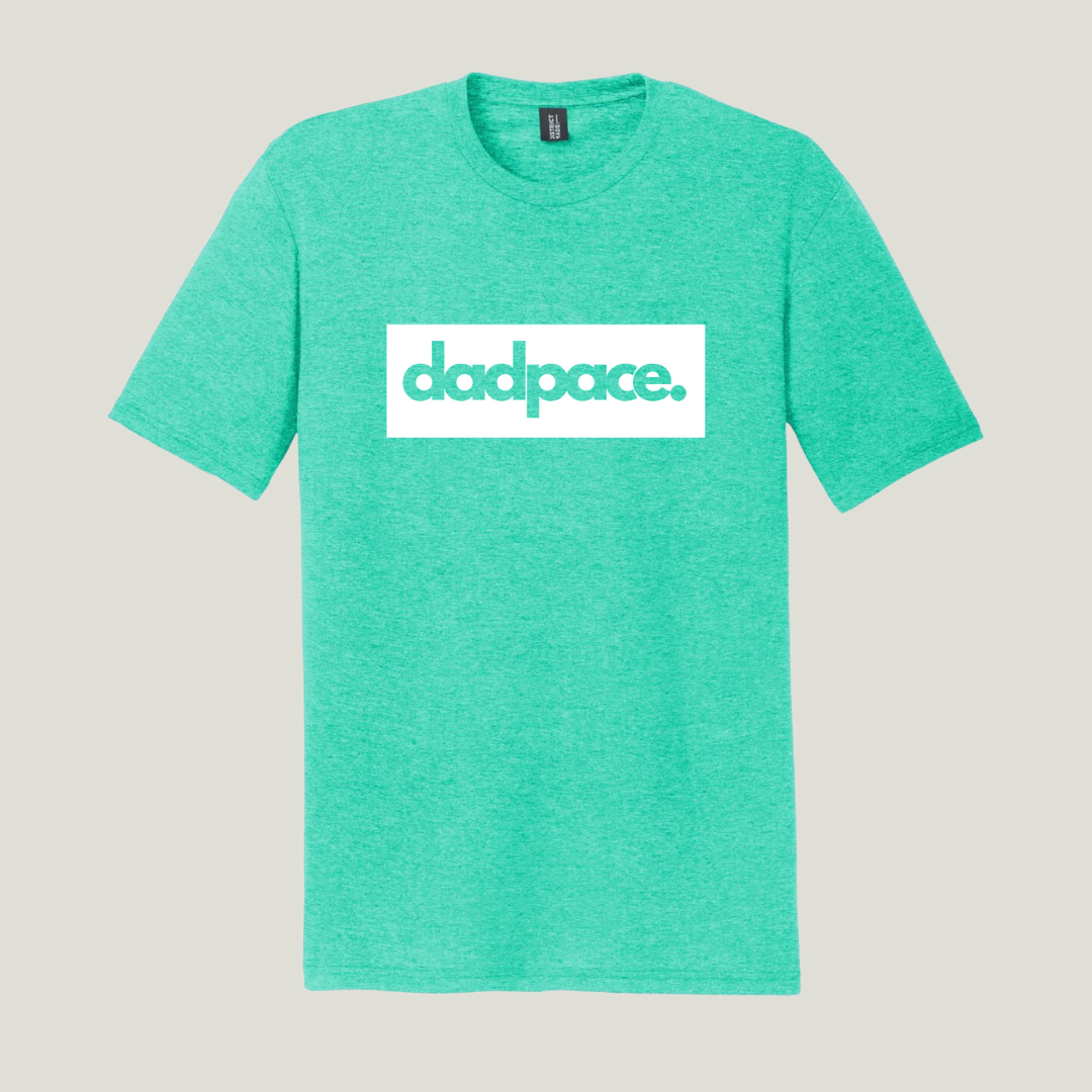 Dadpace Tri-Blend Tee - Aqua