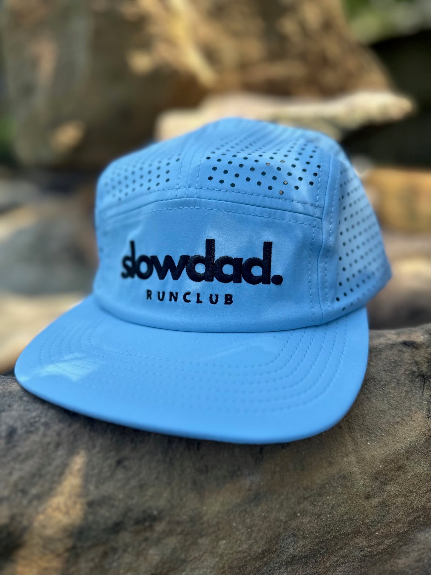 Signature 5 Panel Run Cap V2 - Sky Bluey