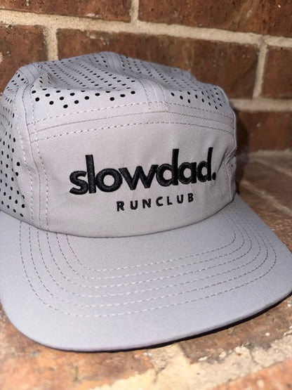 Signature 5 Panel Run Cap V2 - Moonstone Gray