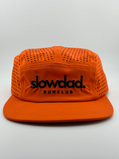 Signature 5 Panel Run Cap V2 - Orange