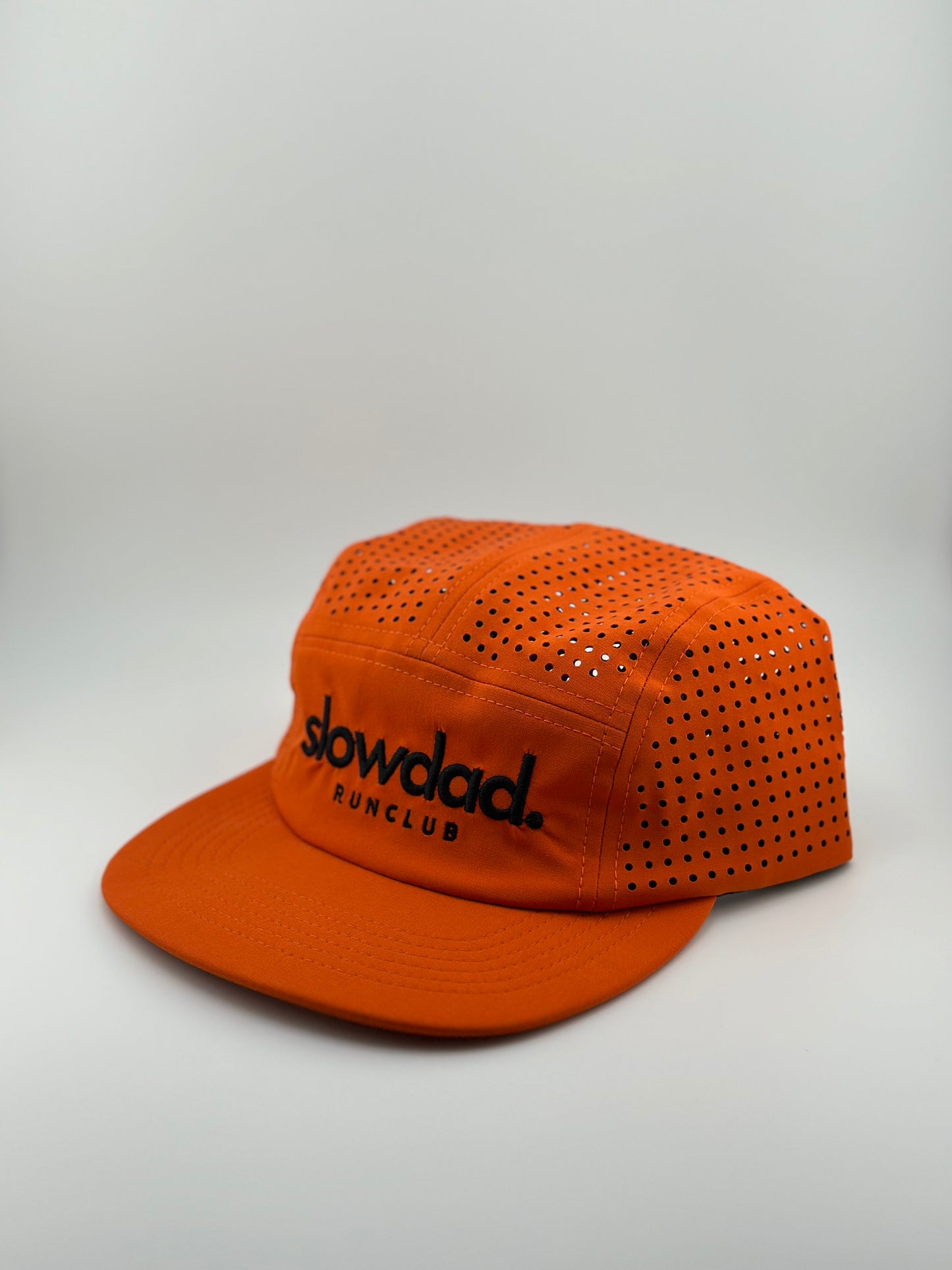 Signature 5 Panel Run Cap V2 - Orange