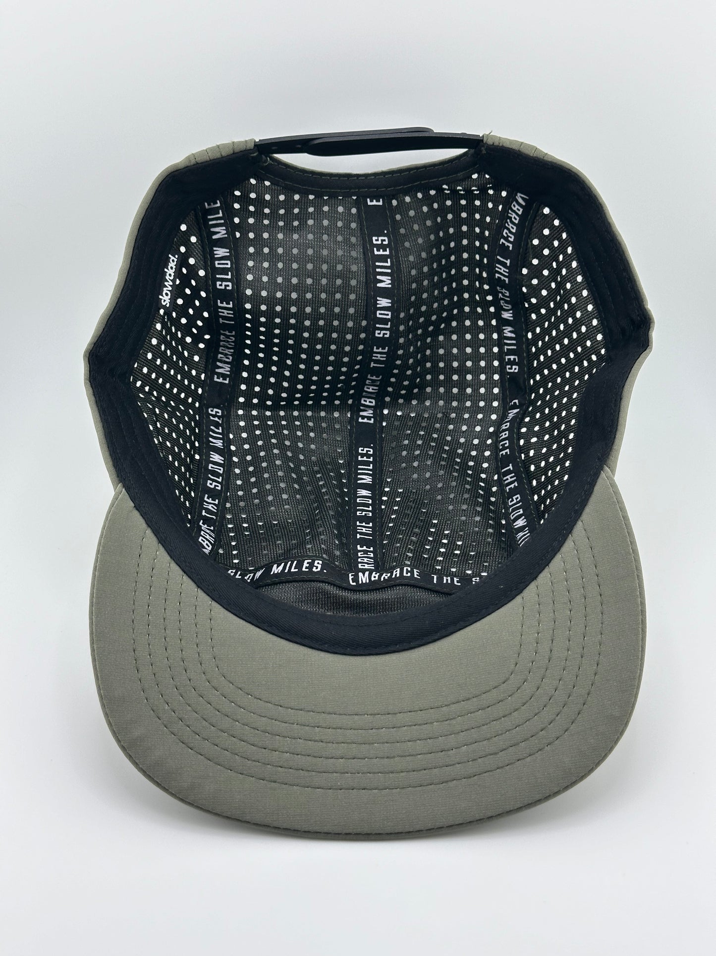 Signature 5 Panel Run Cap V2 - Slate Green