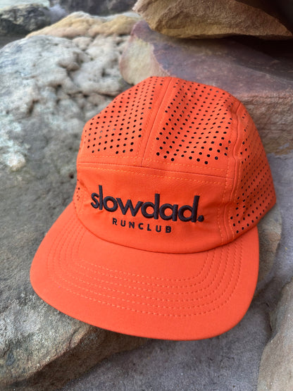 Signature 5 Panel Run Cap V2 - Orange