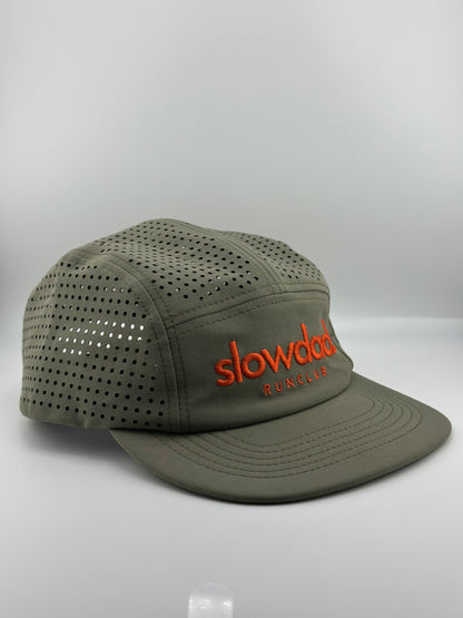 Signature 5 Panel Run Cap V2 - Slate Green