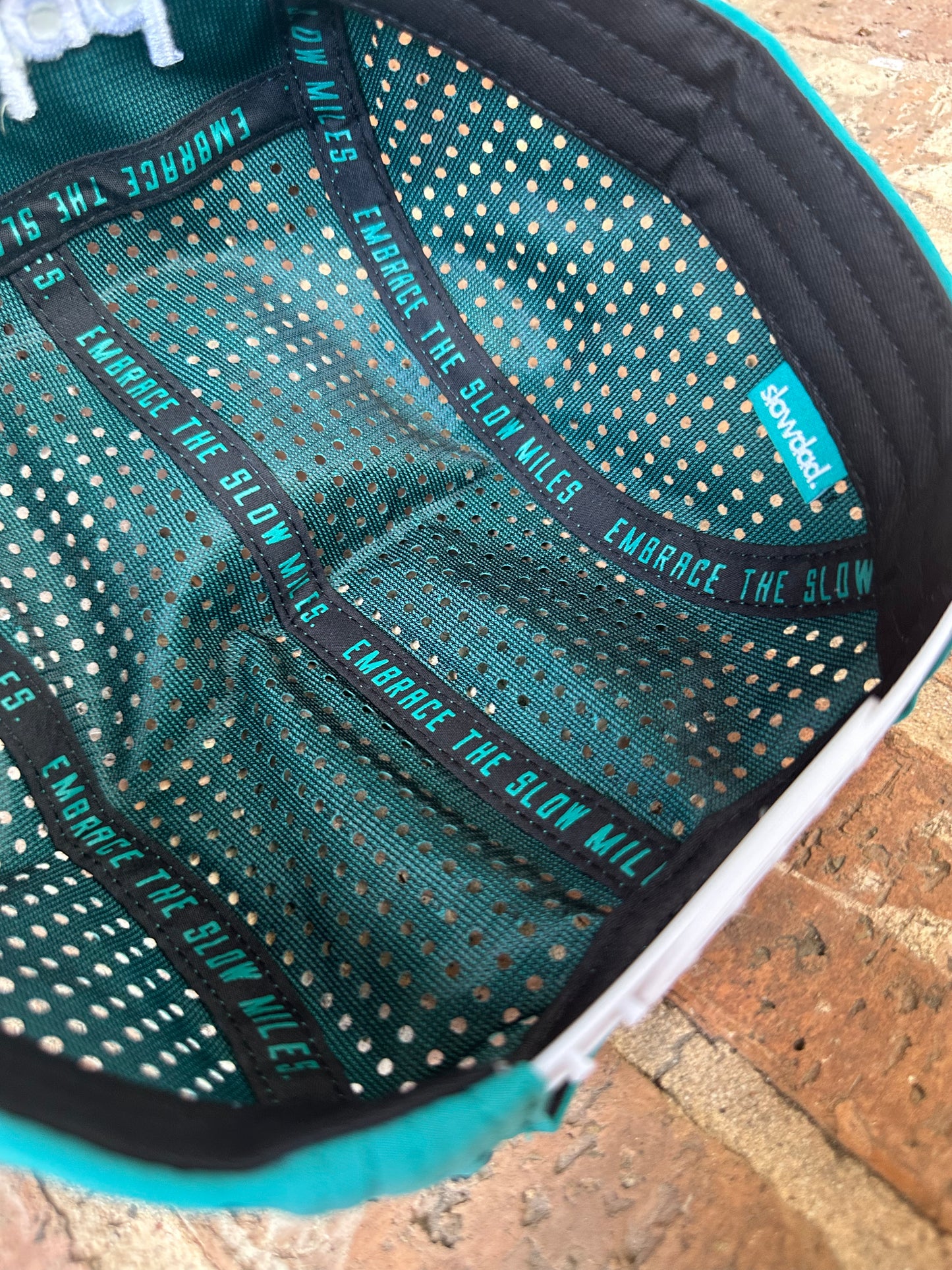 Signature 5 Panel Run Cap V2 - Teal