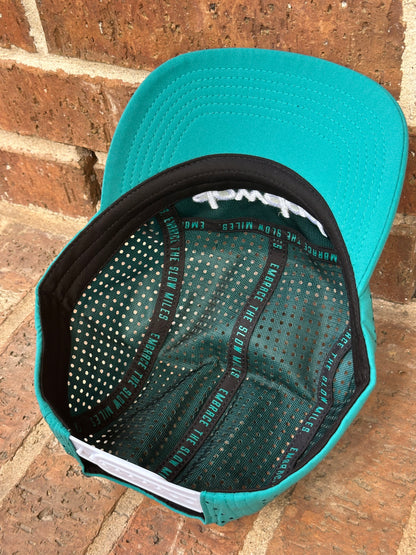 Signature 5 Panel Run Cap V2 - Teal